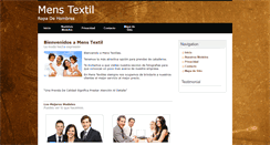 Desktop Screenshot of menstextil.com